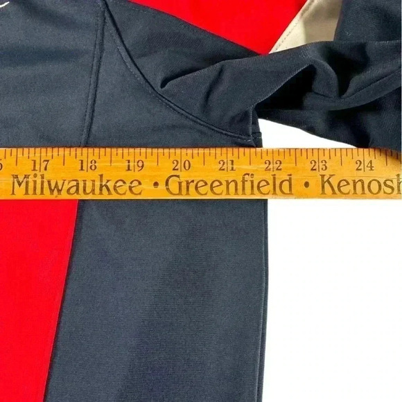 Nike Vintage Blue  Red White Colorblock Zip Up  Track Jacket Adult Size Medium - Picture 11 of 14